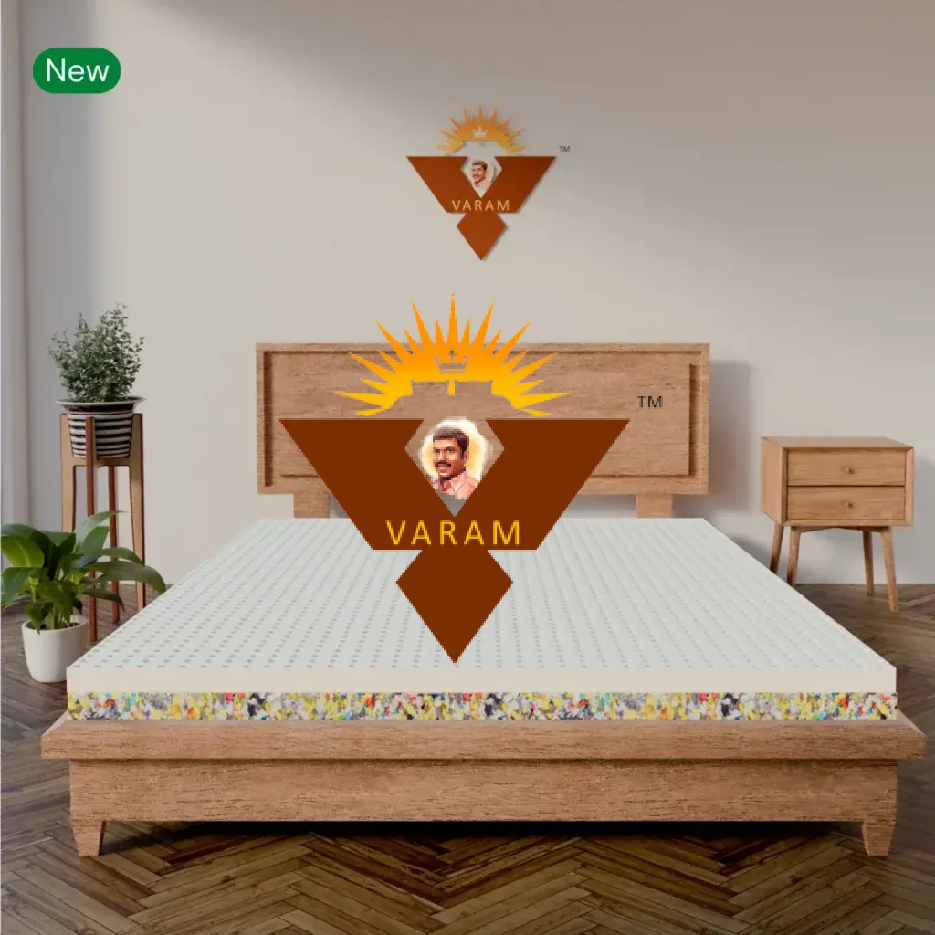 Watermark- 2 inch Rebonded+2 inch latex Mattress