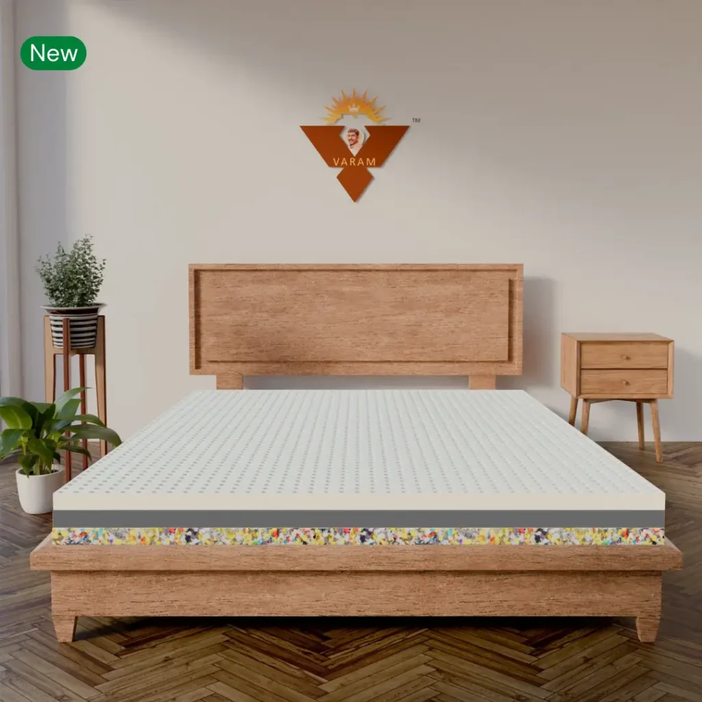2 INCH REBONDED+2 INCH SUPER SOFT+2 INCH LATEX MATTRESS