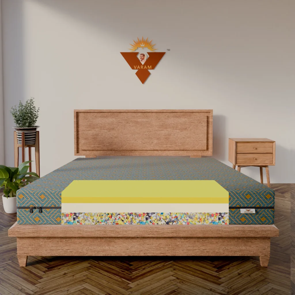 4 INCH REBONDED+4 INCH LATEX +2 INVH MEMORYMATTRESS