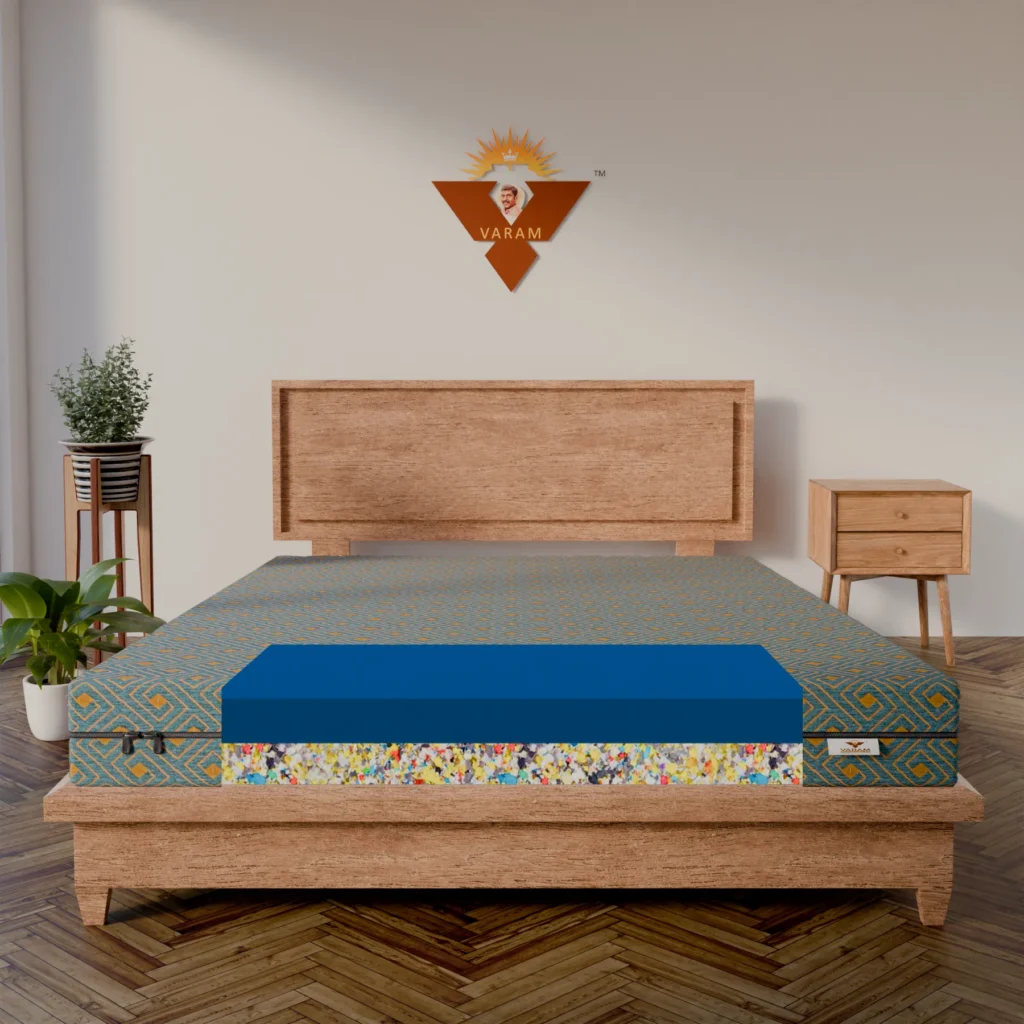 4 INCH REBONDED+4 INCH HR MATTRESS