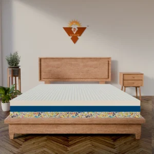 4 INCH REBONDED+4 INCH HR+4 INCH LATEX MATTRESS