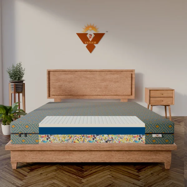 4 INCH REBONDED+4 INCH HR+2 INCH LATEX MATTRESS