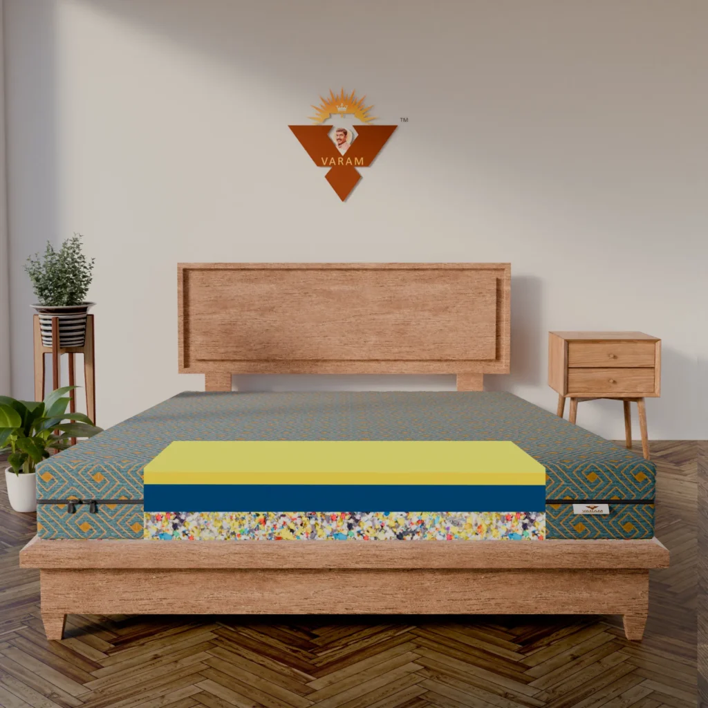 4 INCH REBONDED+4 INCH HR+2 INCH MEMORY MATTRESS
