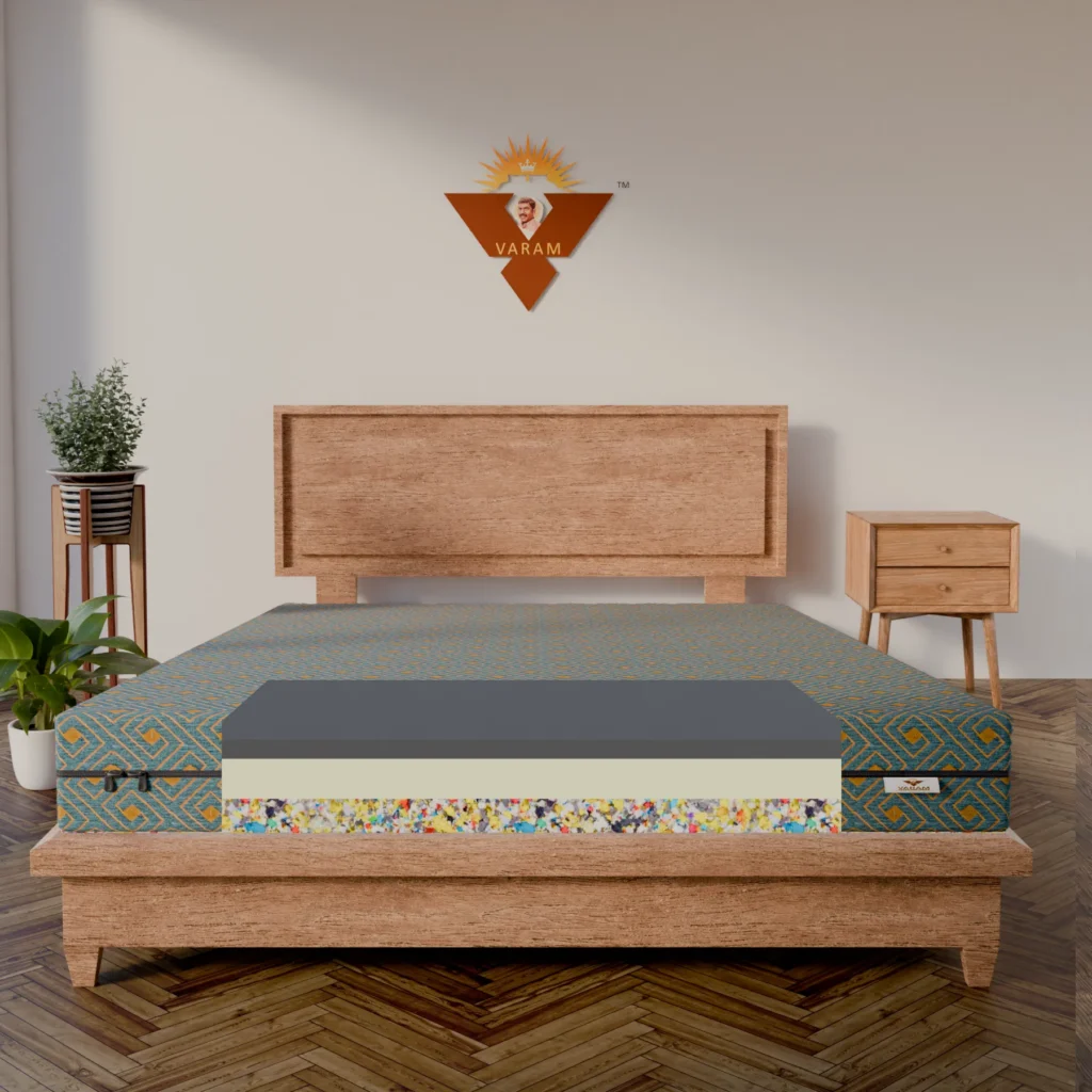 4 INCH REBONDED+4 INCH JJ+ 2 INCH SUPERSOFT MATTRESS