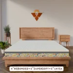4 INCH REBONDED+2 INCH SUPERSOFT+2 INCH LATEX MATTRESS