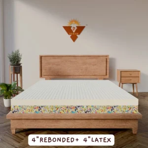 4 INCH REBONDED+4 INCH LATEX MATTRESS