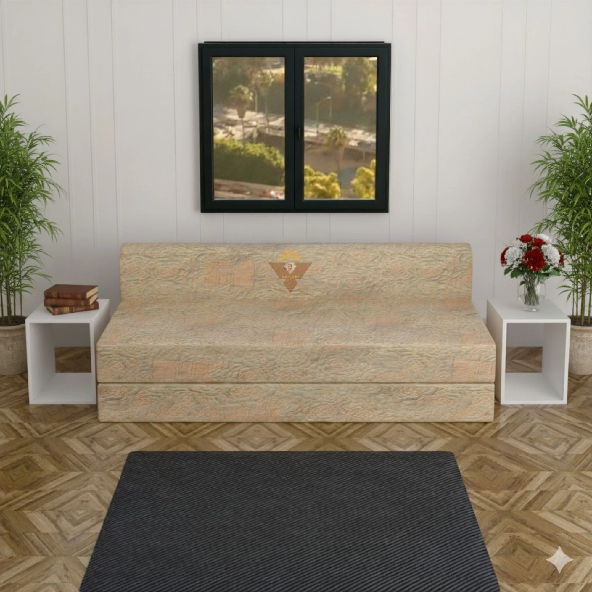 Sofa Cum Bed (Without Handles)