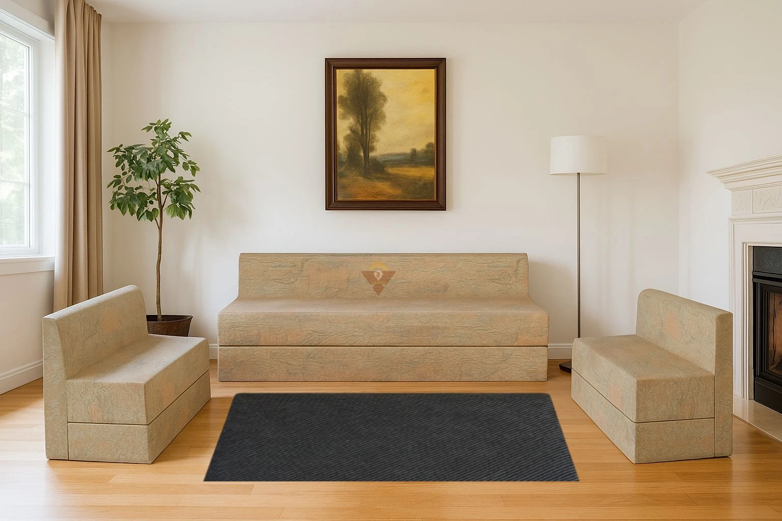 Sofa Cum Bed (Without Handles)